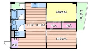 MISTRAL千里丘の物件間取画像